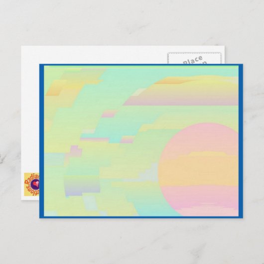 Abstract Sky Art Briefkaart (Voorkant / Achterkant)