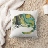 Abstract slaapmuissilhouet kussen (Deken)