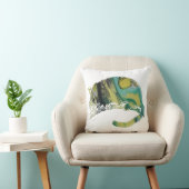 Abstract slaapmuissilhouet kussen (Stoel)