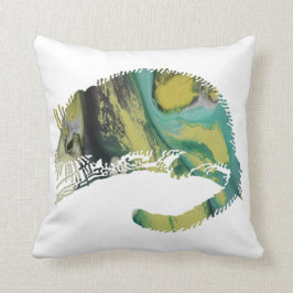 Abstract slaapmuissilhouet kussen