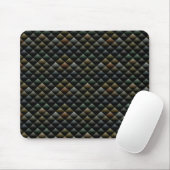 Abstract slangenhuidpatroon muismat (Met muis)