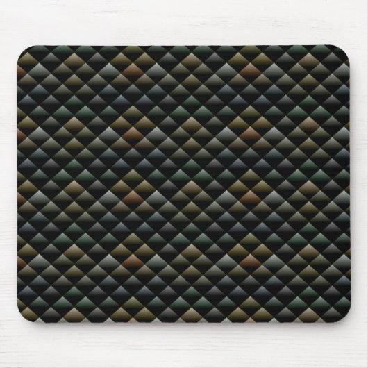 Abstract slangenhuidpatroon muismat (Voorkant)