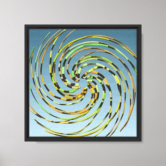 Abstract slangpatroon  canvas afdruk (Voorkant)