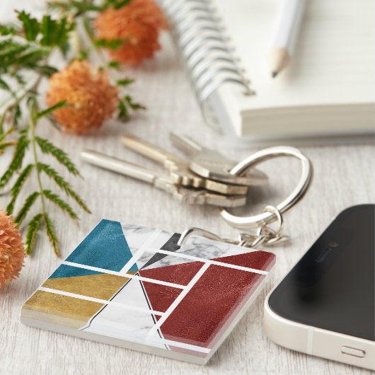 Abstract Sleutelhanger (Voorkant Rechts)