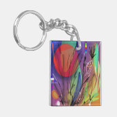Abstract Sleutelhanger (Voorkant Links)