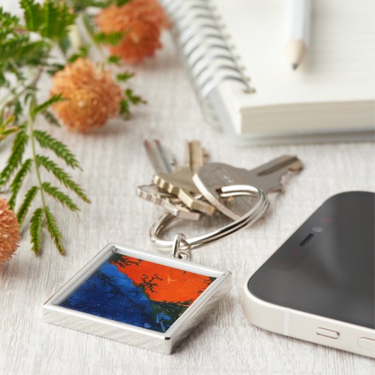 Abstract Sleutelhanger (Zijkant)