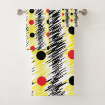 Abstract slibble poka Dot Pattern