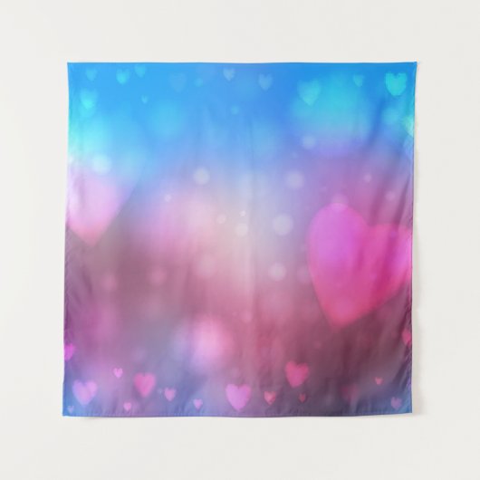 Abstract smooth blur blue and pink background with wandkleed (Voorkant)