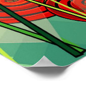 Abstract Snail Poster 15x15 (Hoek)