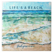 Abstract snijpad met prijsopgave tegeltje (Voorkant)