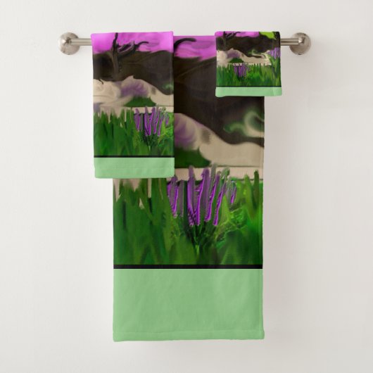 Abstract Snoep katoen Bad Handdoek (Insitu)