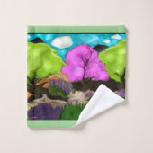 Abstract Snoep katoen Bad Handdoek (Wasdoekje)