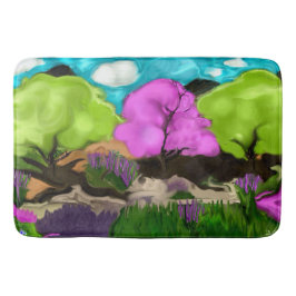 Abstract Snoep katoen Badmat