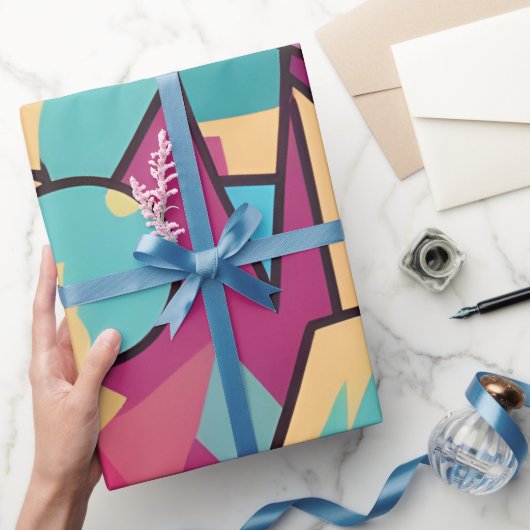 Abstract Snoep katoen Cadeaupapier (Geschenken)