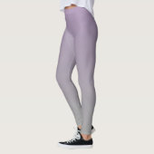 Abstract Soft Lavender and Gray Gradient Backgroun Leggings (Links)