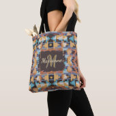 Abstract Southwest Inspired Earth Tones Tote Bag (Dichtbij)