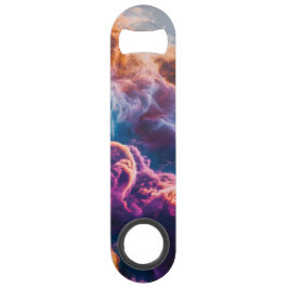 Abstract Space Nebula Art - Colorful Bottle Opener Speed Flessenopener