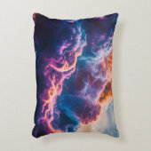 Abstract Space Nebula Art - Colorful Cosmic Accent Kussen (Voorkant(Verticaal))