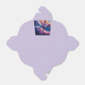 Abstract Space Nebula Art - Colorful Cosmic Bedankdoosjes (Uitgevouwen)