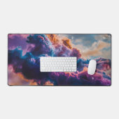Abstract Space Nebula Art - Colorful Cosmic Bureaumat (Keyboard & Muis)