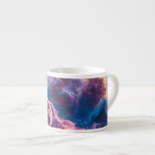 Abstract Space Nebula Art - Colorful Cosmic Espresso Kop (Voorkant rechts)