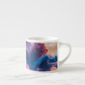 Abstract Space Nebula Art - Colorful Cosmic Espresso Kop (Rechts)