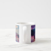 Abstract Space Nebula Art - Colorful Cosmic Espresso Kop (Achterkant)