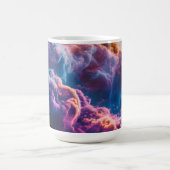 Abstract Space Nebula Art - Colorful Cosmic Koffiemok (Center)