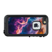 Abstract Space Nebula Art - Colorful Cosmic LifeProof iPhone Hoesje (Achterkant (horizontaal))