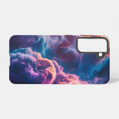 Abstract Space Nebula Art - Colorful Cosmic Samsung Galaxy Hoesje (Achterkant horizontaal)