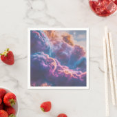 Abstract Space Nebula Art - Colorful Cosmic Servet (Insitu)