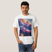 Abstract Space Nebula Art - Colorful Cosmic T-shirt (Voorkant volledig)