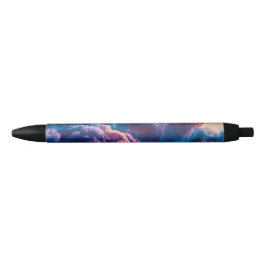 Abstract Space Nebula Art - Colorful Cosmic Zwarte Inkt Pen