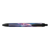 Abstract Space Nebula Art - Colorful Cosmic Zwarte Inkt Pen (Achterkant)