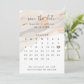 Abstract sparen de Datumkalenderbrochure Kaart (Staand voorkant)