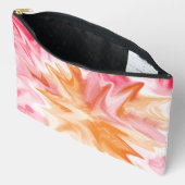Abstract spat Sinaasappel, rood en roze Etui (Open)