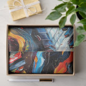 Abstract Spectrum Piano Schilderen Decoupage Tissuepapier (Geschenk)