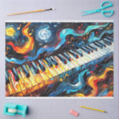 Abstract Spectrum Piano Schilderen Decoupage Tissuepapier (Craft)