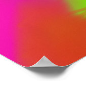 Abstract spectrum van gelaagde tinten poster (Hoek)