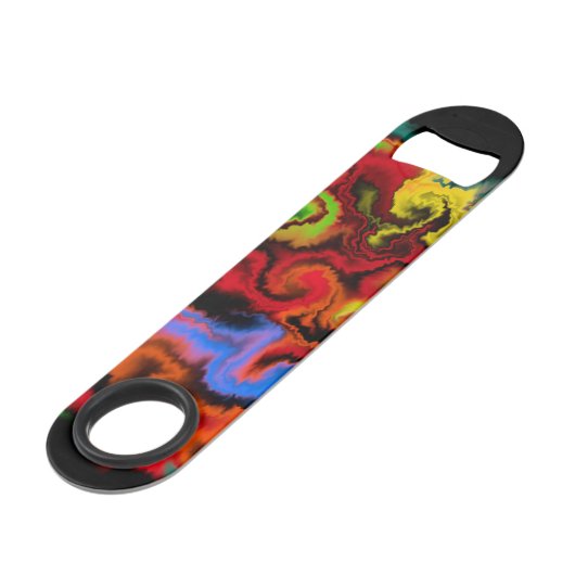 Abstract Speed Flessenopener (Achterkant Gekanteld)