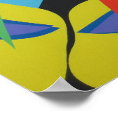 Abstract Speelveld van Gekleurde Vormen Print (Hoek)