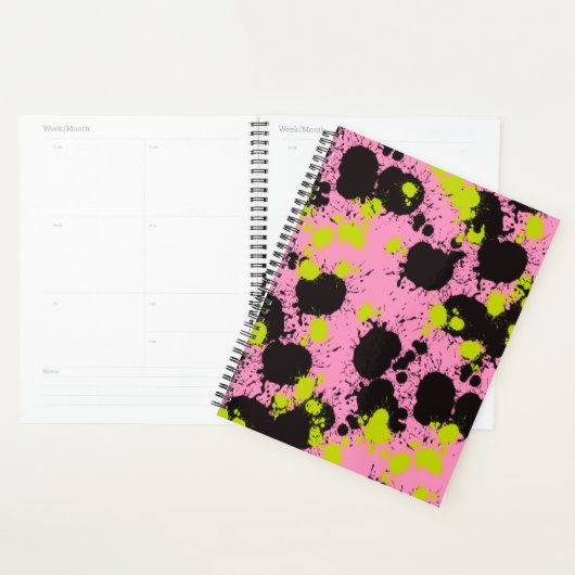 Abstract spetterpatroon planner (Display)