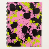 Abstract spetterpatroon planner (Voorkant)