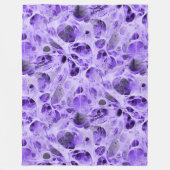 Abstract Spiderweb Fractal - Naadloos Patroon 1 Fleece Deken (Voorkant)