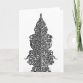 Abstract spiegelontwerp kaart (Voorkant)