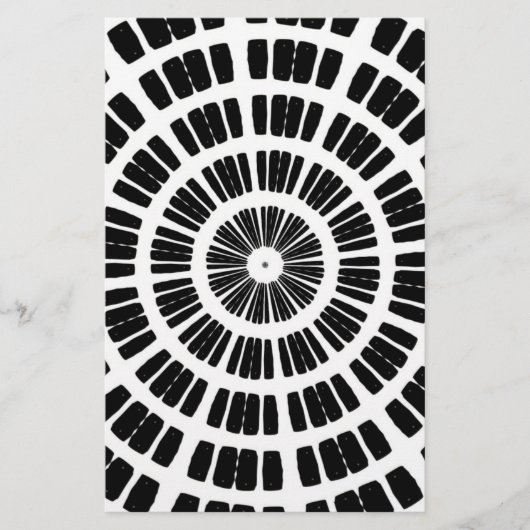 abstract spinnewebconcentraat briefpapier (Voorkant)