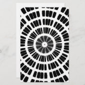 abstract spinnewebconcentraat briefpapier (Voorkant / Achterkant)