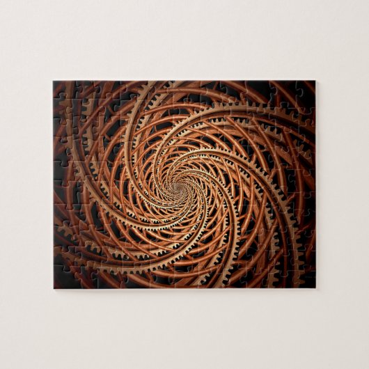 Abstract - Spiraal - Mentale achtbaan Legpuzzel (Horizontaal)