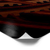 Abstract - Spiraal - Mentale achtbaan Perfect Poster (Hoek)