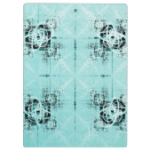 Abstract, spiraalvormig klembord (Achterkant)